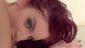 Creampie loving skank gets throatfucked