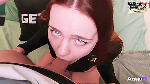 Cum On The Chest Of A Beautiful Girl