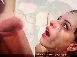 Cum covered faces compilation