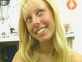 Curly Hair In German teen 18+ Gets Cum On Her Small Tits After Masturbating