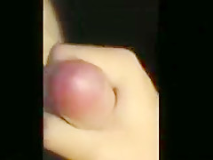 Curved uncut cumshot