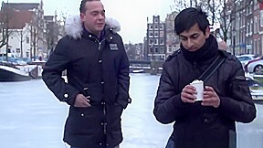 Curvy Dutch Whore Sucking Tourists Hard Dick