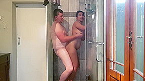 Curvy Indian/ Asian And Bwc Epic Shower Fail