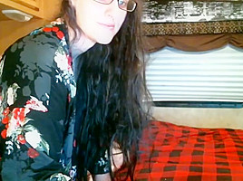 Cute Brunette Hairjob and Brushing, Long Hair, Hair