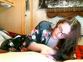 Cute Brunette Hairjob and Brushing, Long Hair, Hair