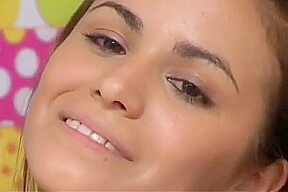 Cute Latina teen 18+ Any Got Her Makeup Ruined With Hot Cum From Two Big Cocks