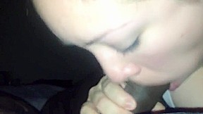 Cute Mexican GF Sucking My Dick