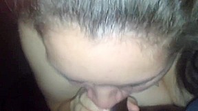Cute Mexican GF Sucking My Dick