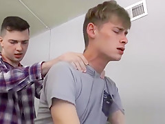 Cute blond stepbrother banged after sweet seduction
