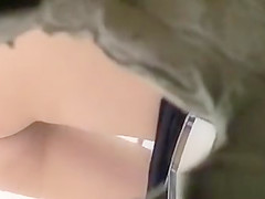Cute girl peeing
