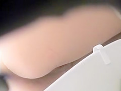 Cute girl peeing