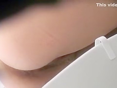 Cute girl peeing