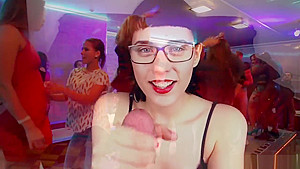 Dancing Handjob Party porn music video