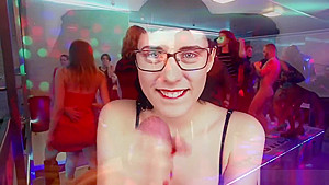 Dancing Handjob Party porn music video
