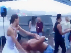 Dancing girl shows more than planned
