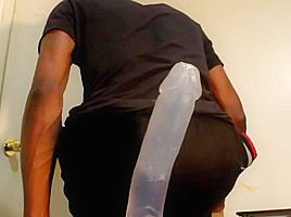 ( Deep Anal ) straight dude drops his sweats and gets ass-fucking busy in da culo
