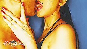Deep Sloppy Dirty Erotic Passionate Tongue Kiss Blow His Mind French Kissing #kiss #tongue