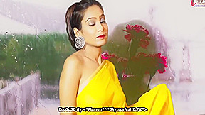 Desi Girls In Yellow Sarees Lose Their Tops