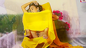 Desi Girls In Yellow Sarees Lose Their Tops