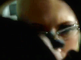 Dirty Blonde Gets Covered In Goo From A Glory Hole Dildo