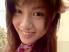 Dirty nipponese floozy Nana Sakura gets off with big love rocket
