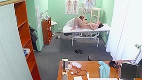 Doctor Examines Big Beasts In A Fake Hospital