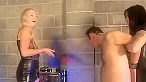 Dominating Young Femdoms In Threeway Action
