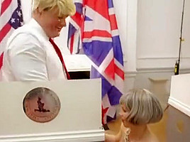 Donald Trump Theresa May Parody 480p