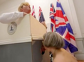 Donald Trump Theresa May Parody 480p