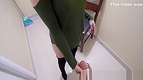 Dumbass cuckold watches his girlfriend fuck a total stranger