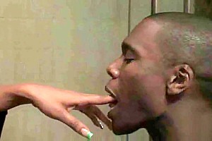 Ebony Tgirl Foxy Fun dominating