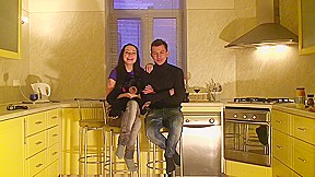 Emmy in homemade sex video featuring a handsome lassie