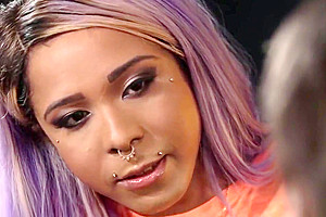 Emo teen 18+ tranny stepsis and stepbro analyzed each other