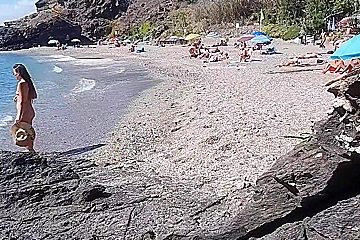 Enjoy With Me Exciting Atmosphere Of The Public Nudist Beach # Public Pee At Nudist Beach