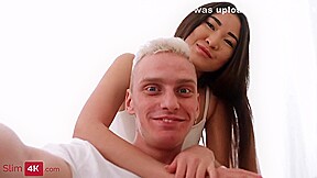 Exotic Beauty Tempts Boyfriend Into Spontaneous Lovemaking