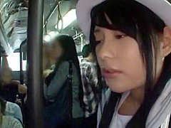 Exotic Japanese model Mamiru Momone in Amazing Public, Handjobs JAV clip
