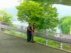 Exotic Japanese whore in Hottest Blowjob, Outdoor JAV scene