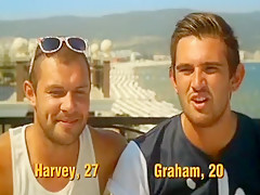 Exotic male in fabulous public sex, str8 homo porn movie