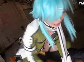 Fabulous Japanese chick Chika Arimura in Incredible fetish, cosplay JAV clip