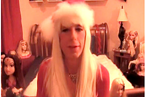 Fabulous amateur shemale movie with Stockings, Solo scenes