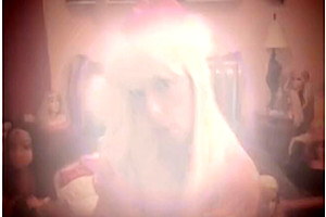 Fabulous amateur shemale movie with Stockings, Solo scenes