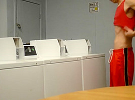 Fag at the laundromat