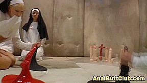 Fetish nuns insert object