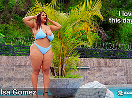Follow The Bouncing Boobs Of Isa Gomez