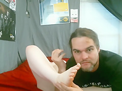 Foot Worship, Lick, Suck, Massage, and Torture PAWG Redhead Feet Fun