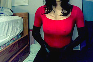 Forever Smiles Pt4! Female Mask Girl Happi Give Her Silicone Pussy A Rub!