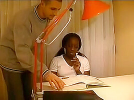 French black girl sodomised by tutor