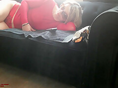 Fresh 47 Year Old 100% Amateur Step mom Surprised Takes Stepsons Cock She Swallows