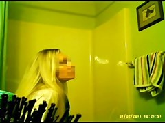 Friend in Bathroom