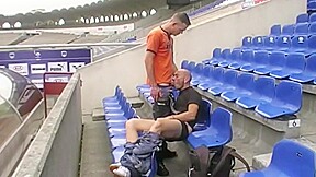 Fucked by Arab in stadium football - CrunchBoy
